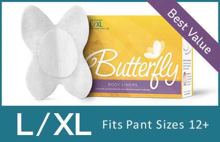 Butterfly® Body Liners - 48 count box - L/XL